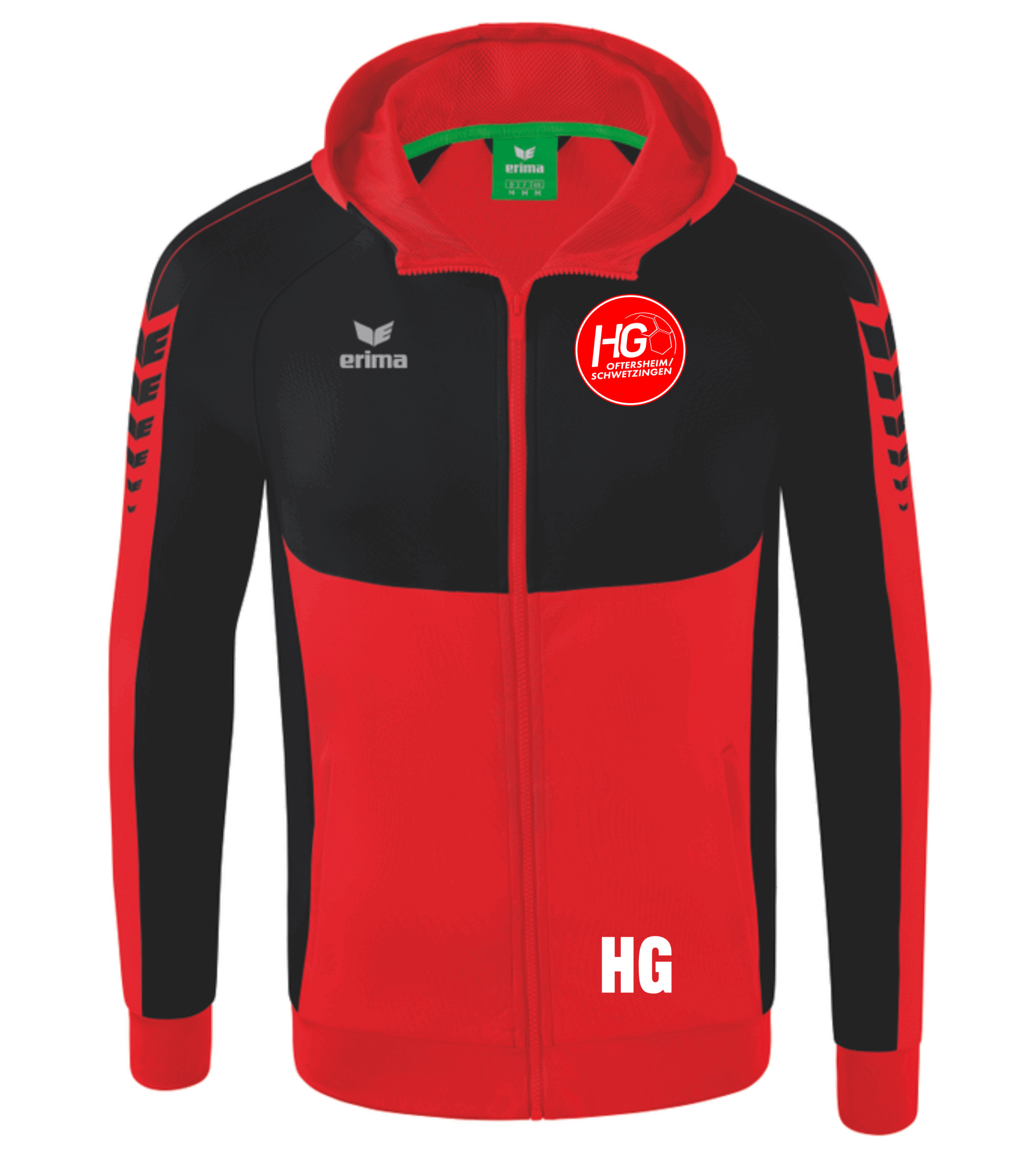 Trainingsjacke mit Kapuze Kinder inkl. Kürzel & HG-Logo