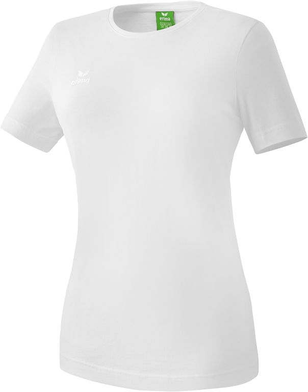 Basic Baumwoll-T-Shirt Damen inkl. Kürzel & HG-Logo – Bild 3