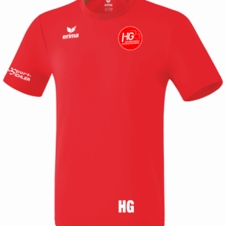 Warmup-Shirt kurzarm Kinder inkl. Kürzel & HG-Logo